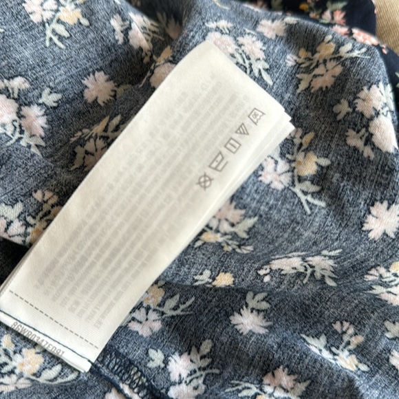 Navy floral print dress - Picture 8 of 8